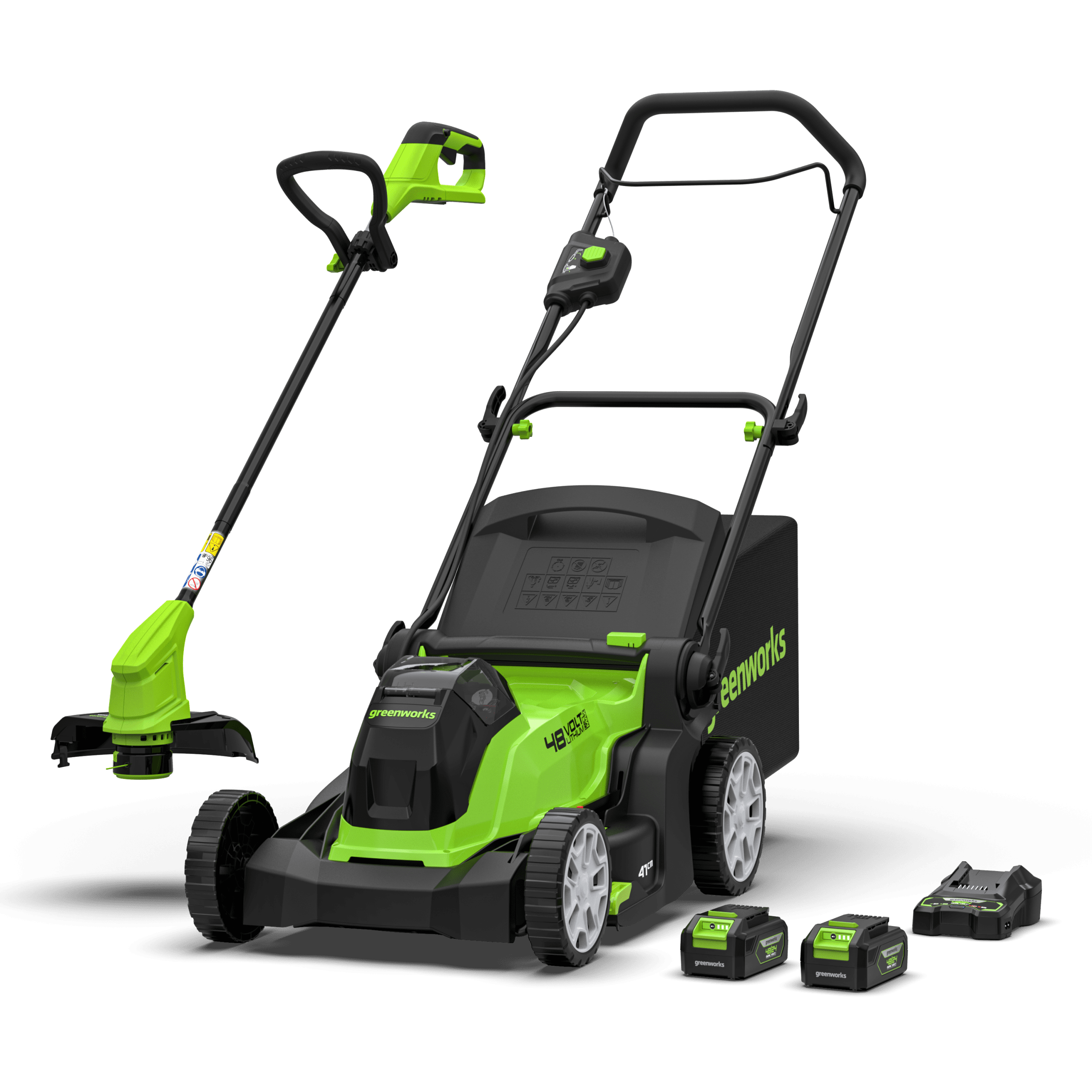 Greenworks kosilnica in nitkarica
